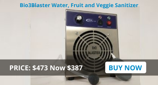 Fruit and vegetable sanitizer and pesticide eliminator